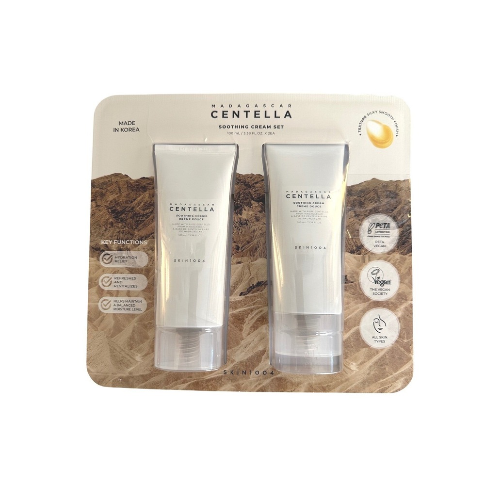 SKIN1004‎ Madagascar Centella Soothing Cream Set 100ml 2pk